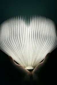 Beyaz Akordeon Kitap Lamba