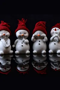 Beyaz Noel Kardan Adam Seti