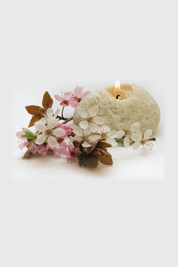 Doğal Taş Tealight Mumluk