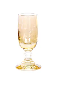 Sarı Ayaklı Cam Kadeh